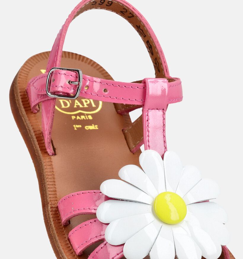 Pom d'Api Plagette Big Flower Roze Sandalen voor meisjes (370274)