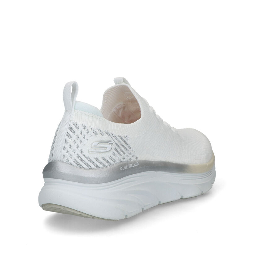 Skechers D'Lux Walker Slip - on Baskets en Blanc pour femmes (319362)