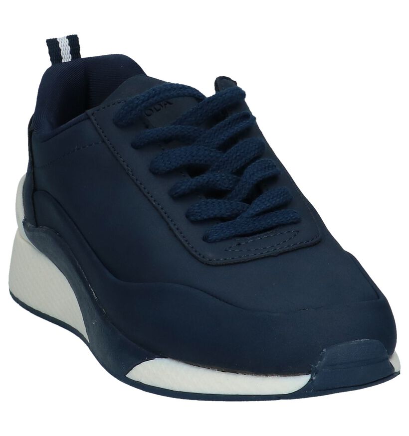 Donker Blauwe Sneakers Vero Moda Alma in kunstleer (232299)