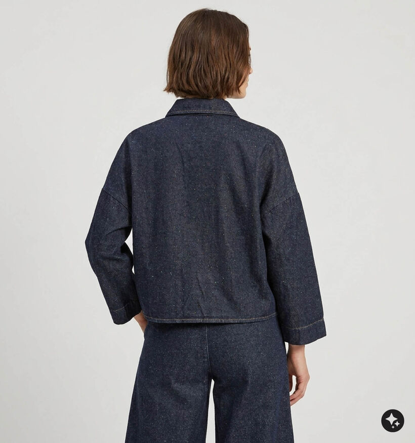 Minuit Douze Lylou Donkerblauwe Blouse voor dames (381849)