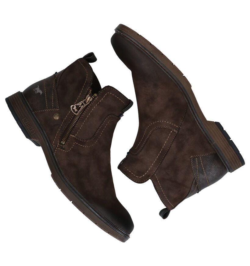 Mustang Bruine Boots in stof (280939)