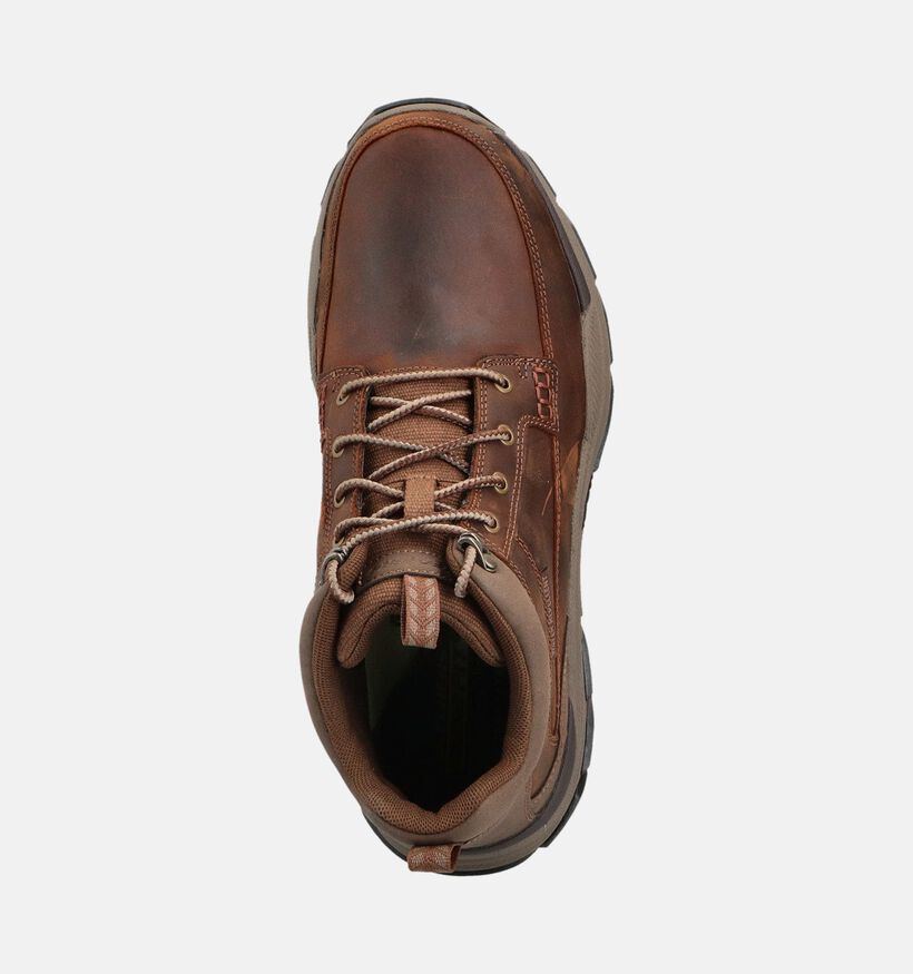 Skechers Respected Boswell Donkerbruine Veterboots voor heren (362180)