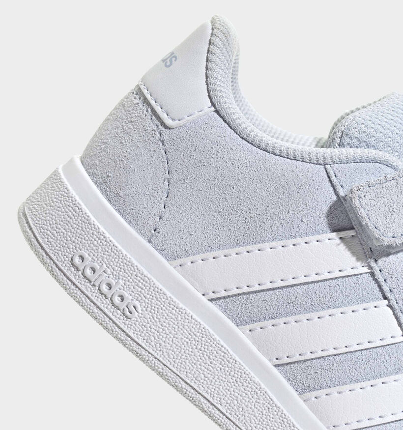 adidas Grand Court 00s Lichtblauwe Sneakers voor meisjes (366768)