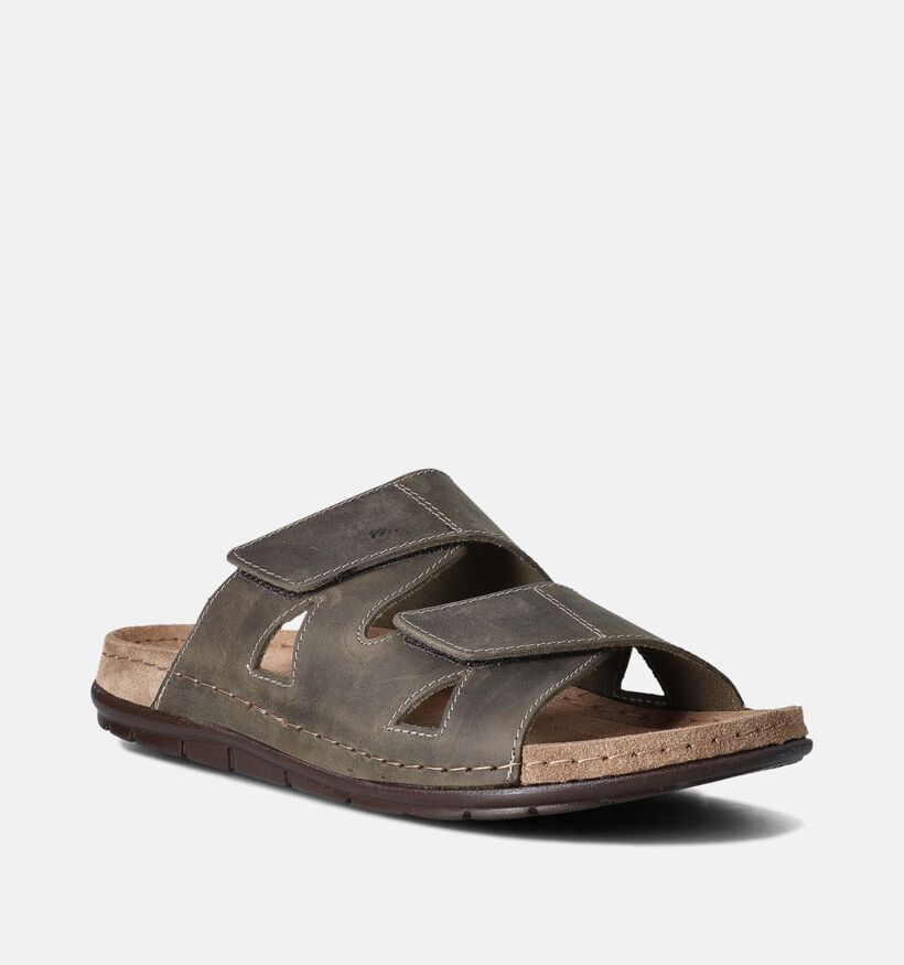 Rohde Nu-pieds casual en Vert kaki pour hommes (358409)