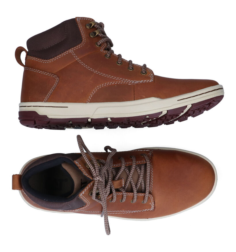 Caterpillar Colfax Cognac Veterboots voor heren (329666) - geschikt voor steunzolen