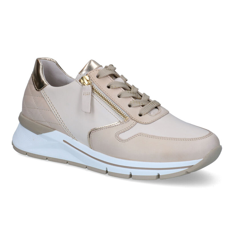 Gabor OptiFit Beige Sneakers in leer (306188)