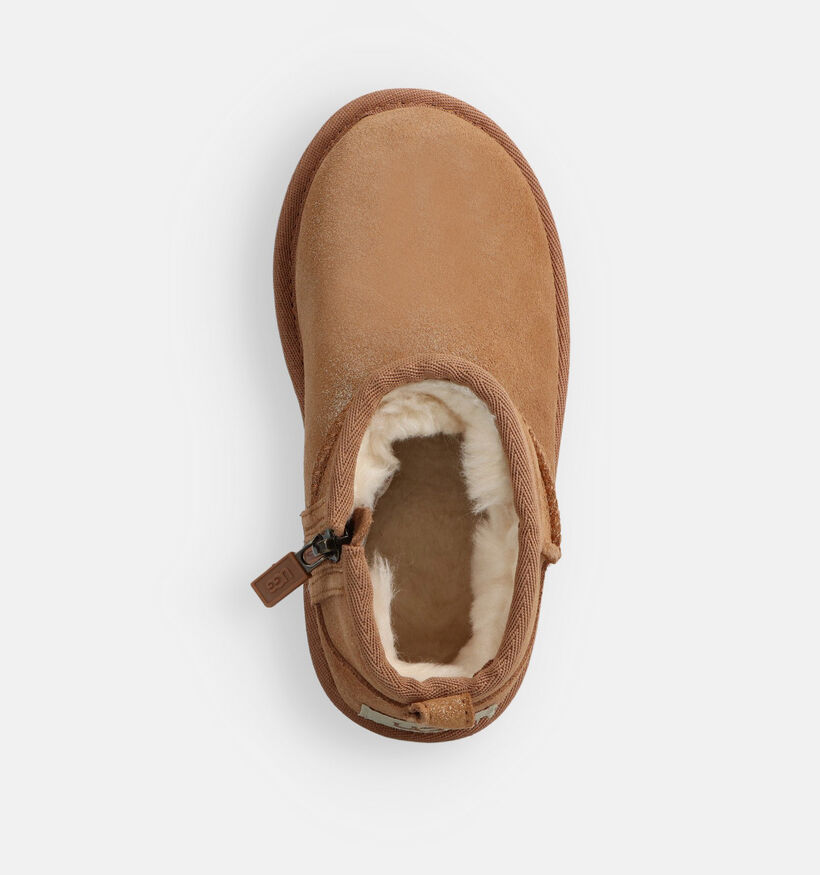 UGG Classic Ultra Mini Dazzle Bruine Boots voor meisjes (372325)