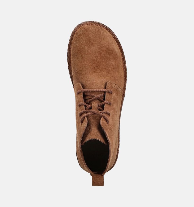 Birkenstock Uppsala Mid Cognac Geklede Boots voor heren (360277) - geschikt voor steunzolen