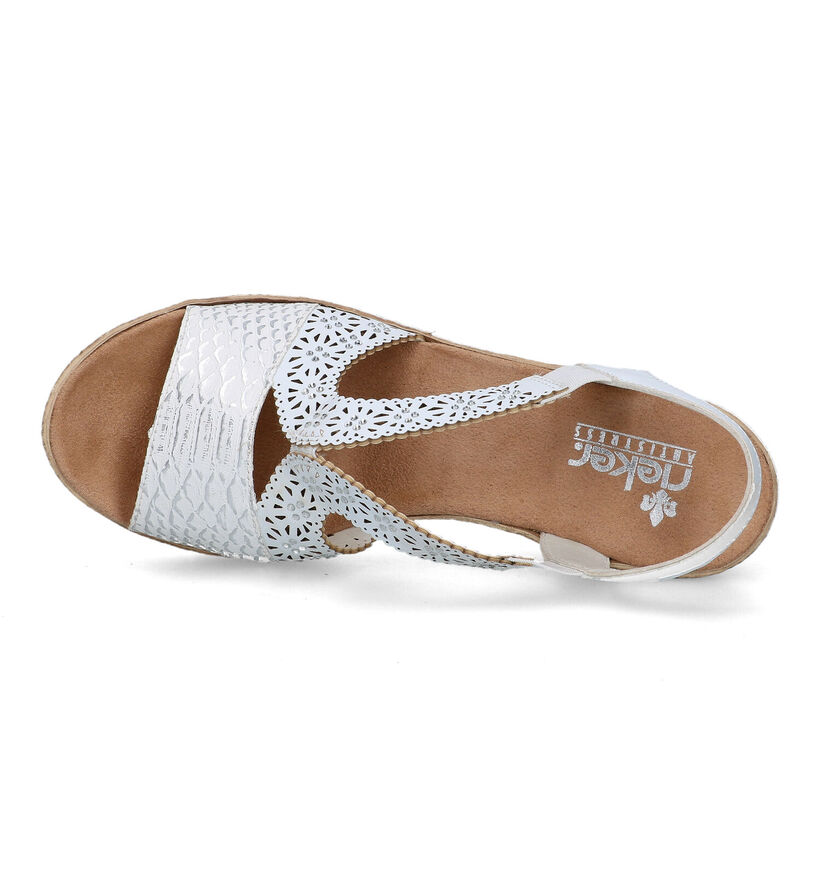 Rieker Witte Sandalen voor dames (323592)