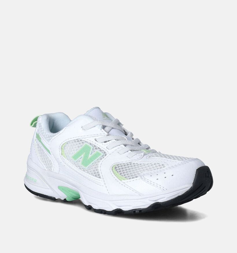 New Balance 530 Baskets basses en Blanc pour filles (364694) - pour semelles orthopédiques