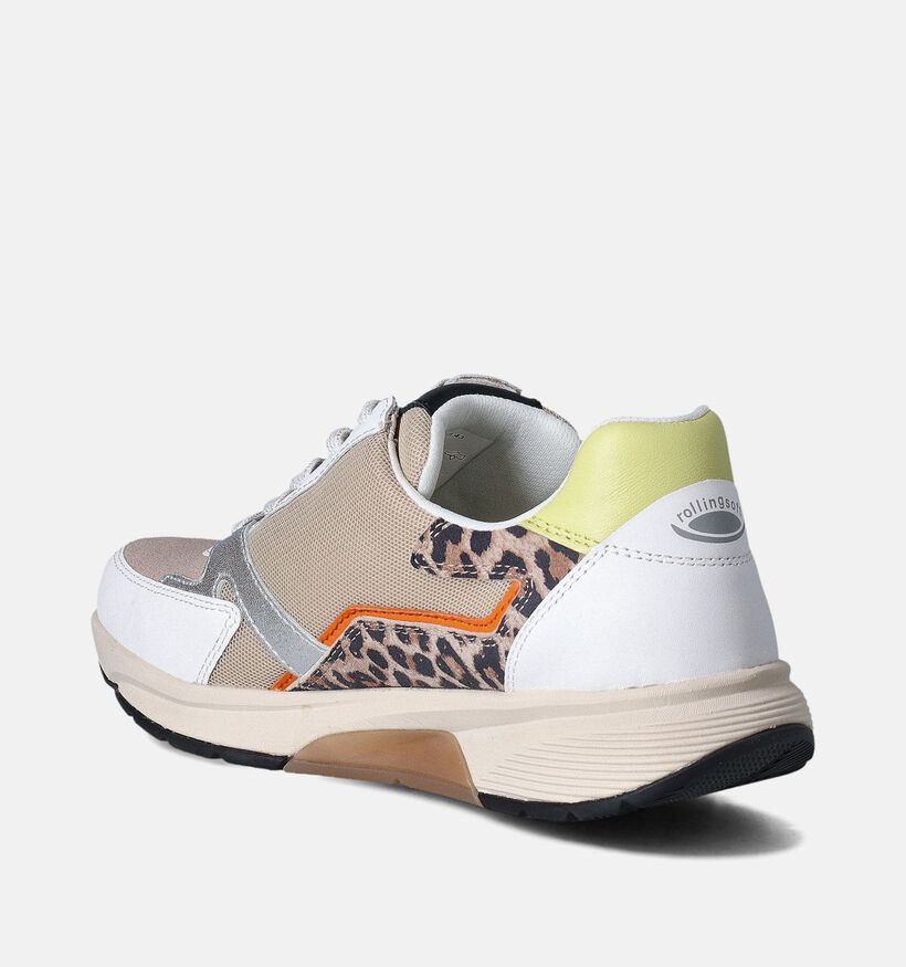 Gabor Rollingsoft Baskets en Beige pour femmes (352062) - pour semelles orthopédiques