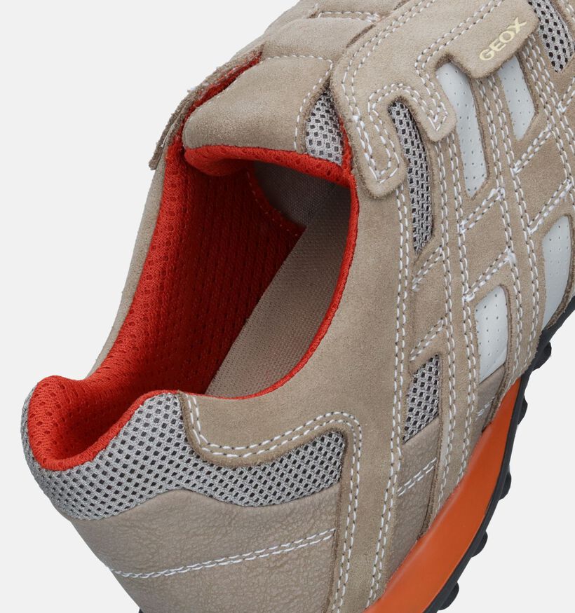 Geox Snake Chaussures sans lacets en Beige pour hommes (317554) - pour semelles orthopédiques