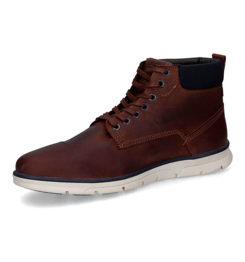 Jack & Jones Tubar Chaussures hautes en Marron pour hommes (318438) - pour semelles orthopédiques