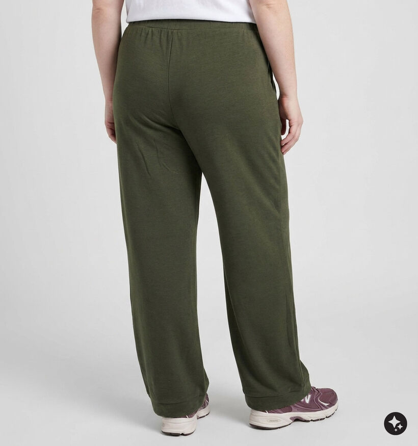Vero Moda Curve Chali Donkergroene Geklede Broek voor dames (378133)