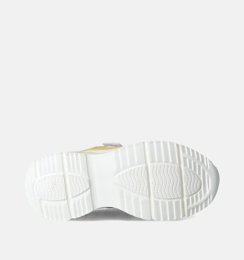 Barbarella Witte Sneakers Pastel voor meisjes (363749) - geschikt voor steunzolen