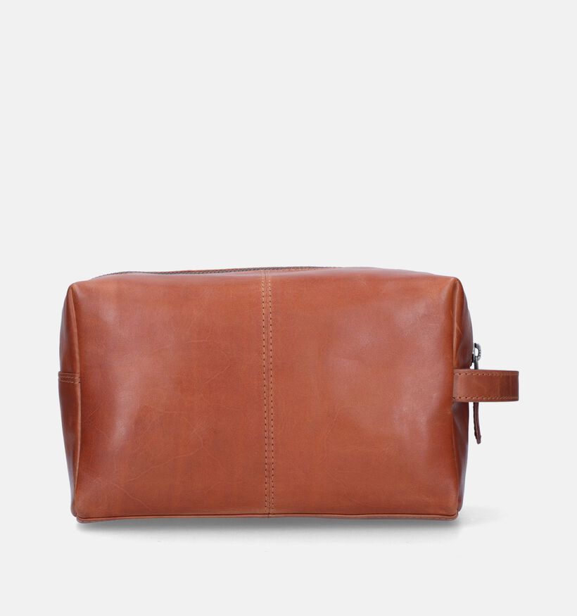 Maverick Cognac Toilettas voor heren (358821)