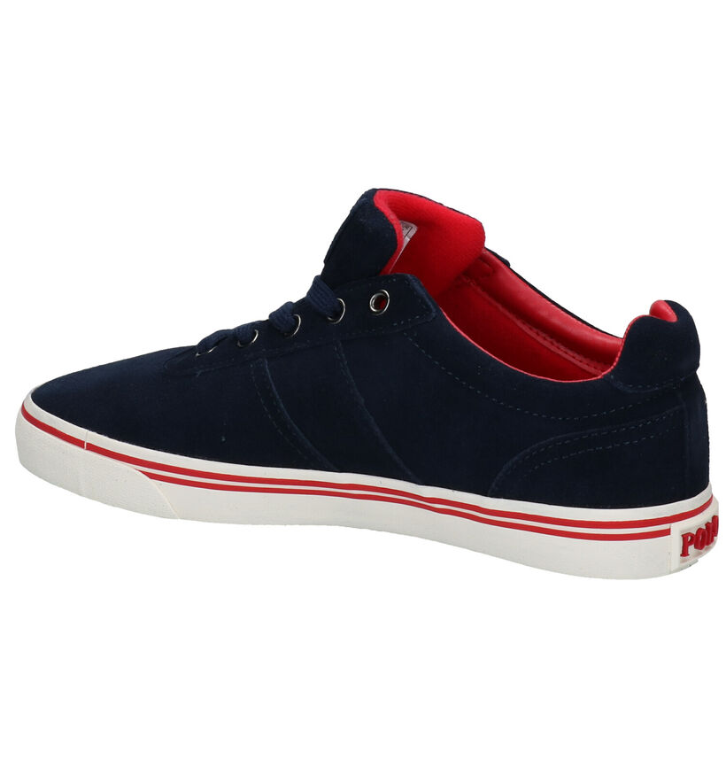 Polo Ralph Lauren Hanford Blauwe Veterschoenen in daim (278188)