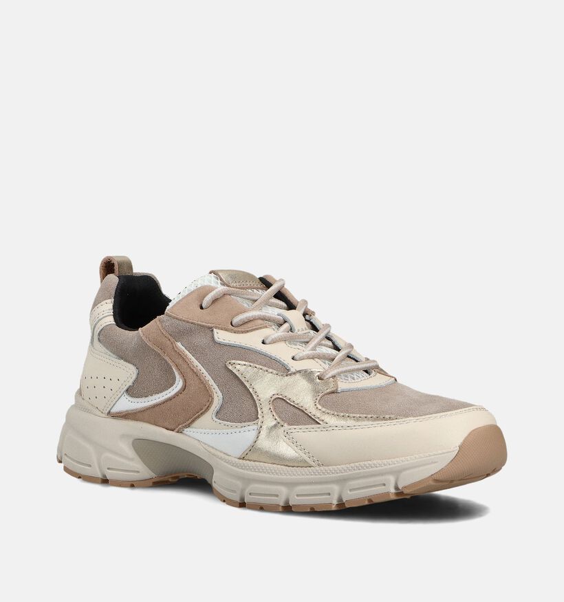 Gabor Donkerbeige Sneakers voor dames (363123) - geschikt voor steunzolen