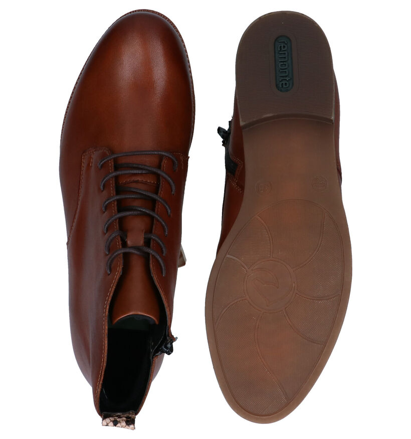 Remonte Cognac Bottines in leer (282746)