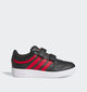 adidas Hoops 4.0 Zwarte Sneakers voor jongens, meisjes (362464)