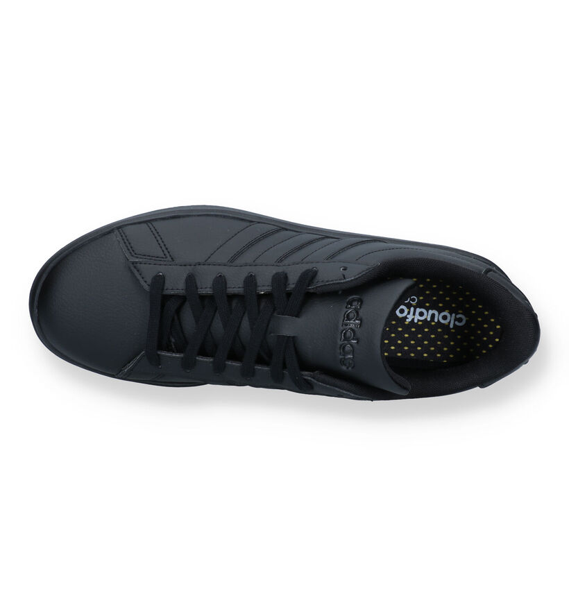 adidas Grand Court 2.0 Baskets en Noir pour hommes (326772) - pour semelles orthopédiques