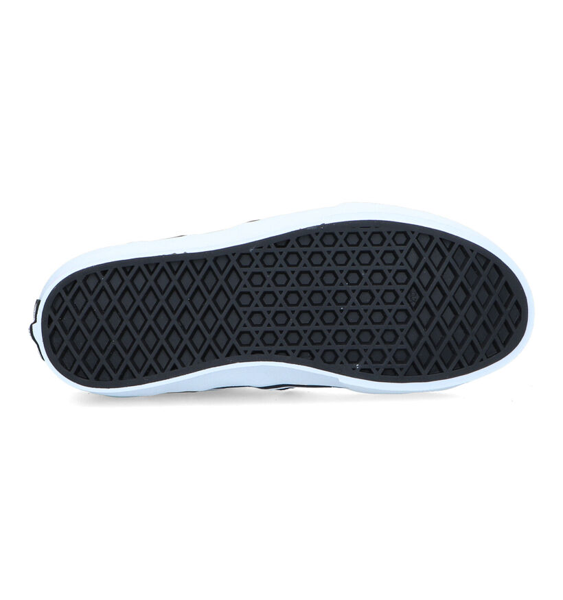 Vans Asher YT Baskets Slip-on en Noir pour filles, garçons (336460)