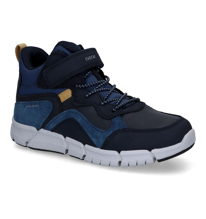Geox Flexyper Blauwe Hoge Schoenen in nubuck (317605)