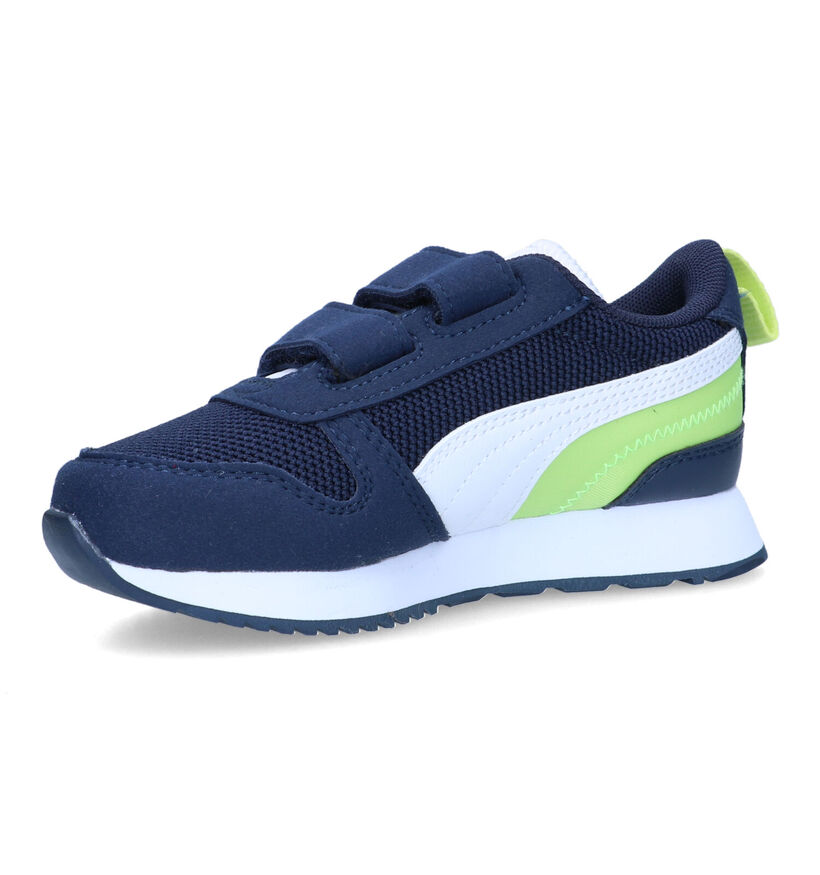 Puma R78 V Baskets en Bleu en simili cuir (318752)