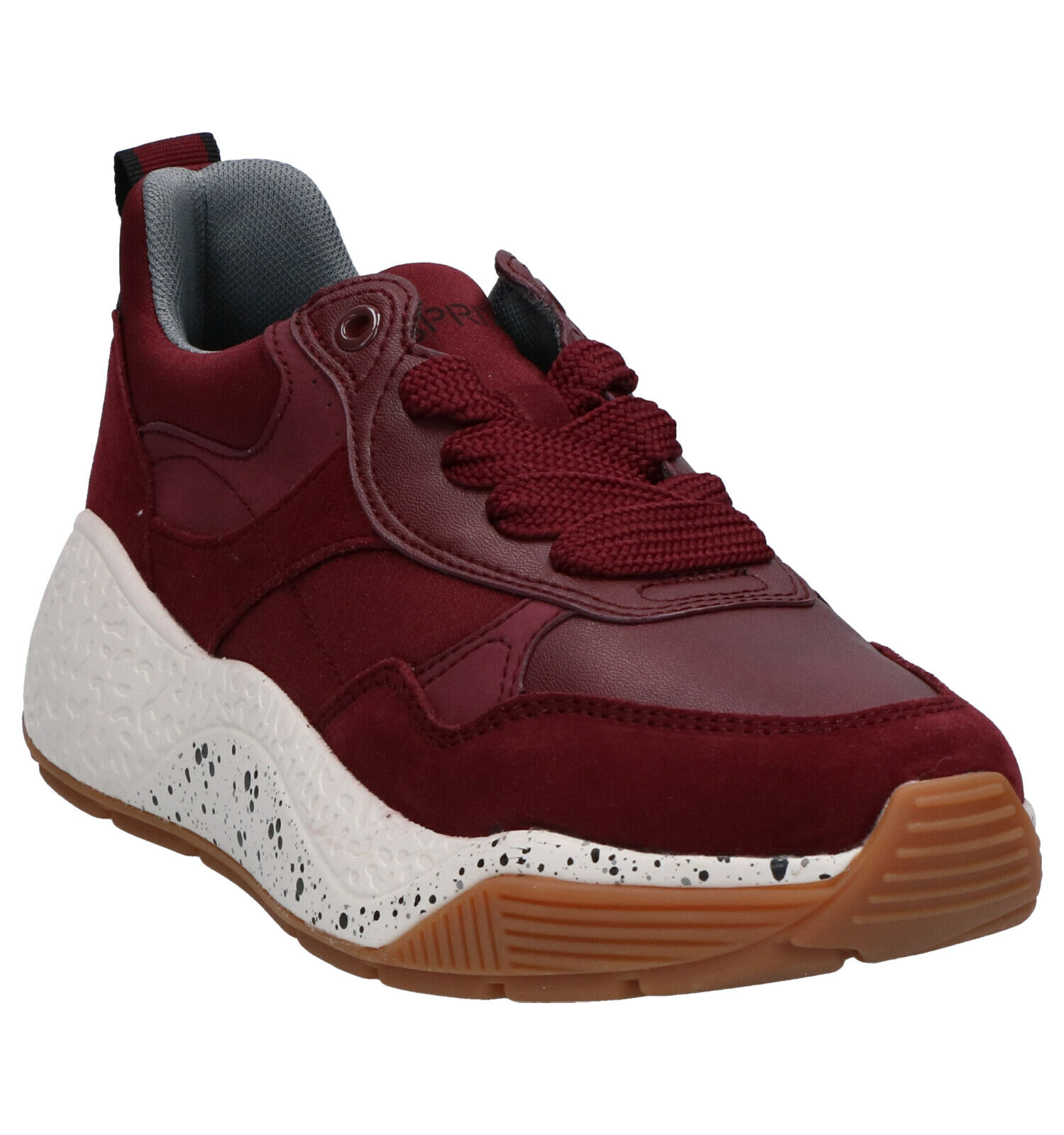 Bordeaux rode sneakers dames on sale