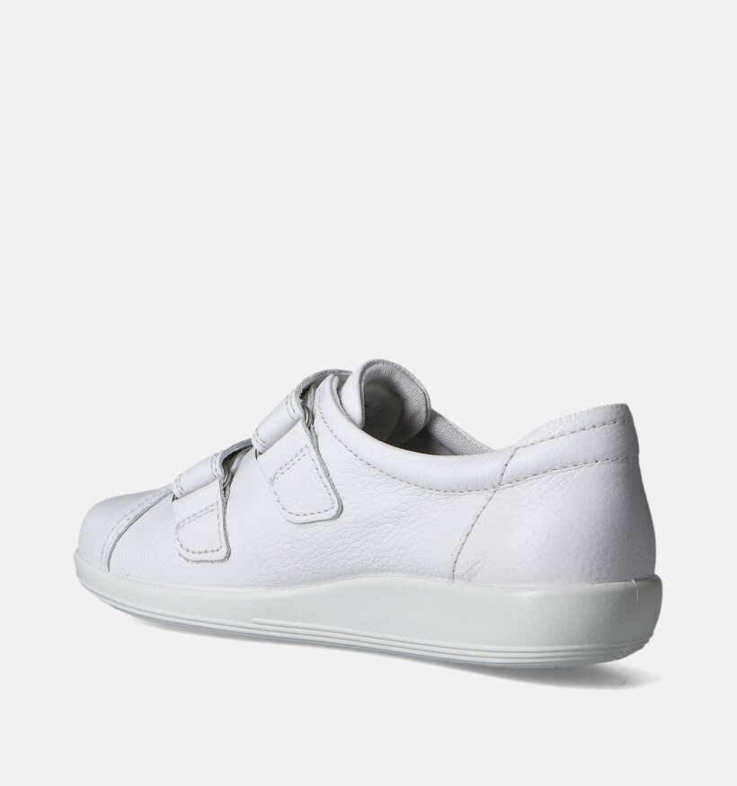 ECCO Witte Velcroschoenen voor dames (353348) - geschikt voor steunzolen