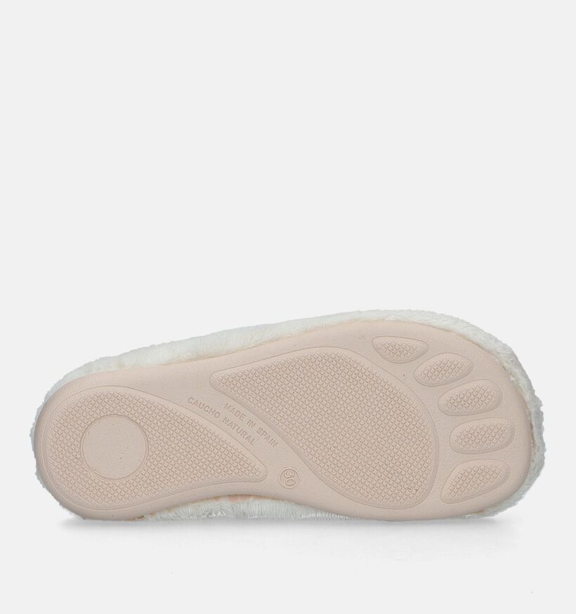 River Woods Nounou Beige Pantoffels voor meisjes (332266) - geschikt voor steunzolen