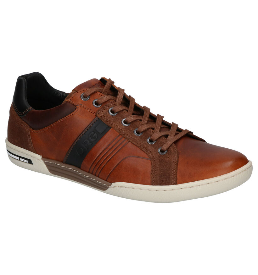 Björn Borg Coltrane Chaussures basses en Cognac en cuir (254792)