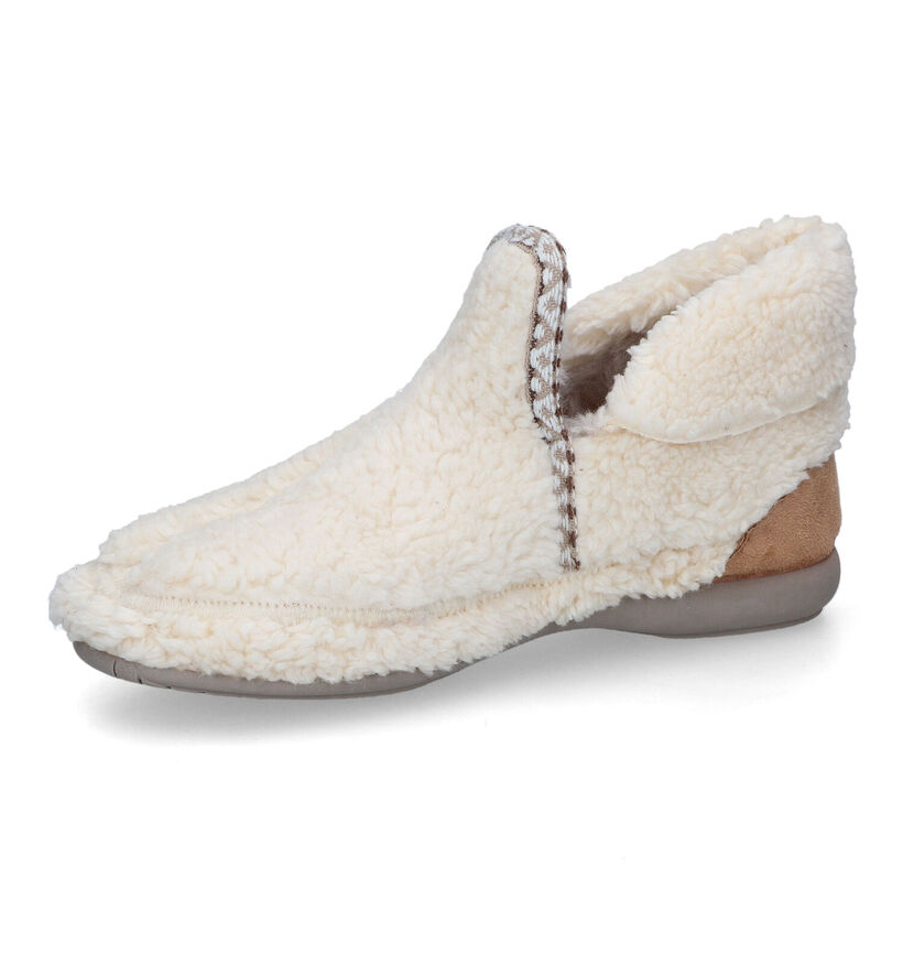 Torfs Home Ecru Hoge pantoffels voor dames (316625)