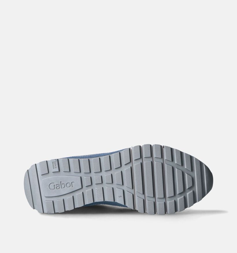 Gabor OptiFit Blauwe Sneakers voor dames (352077) - geschikt voor steunzolen