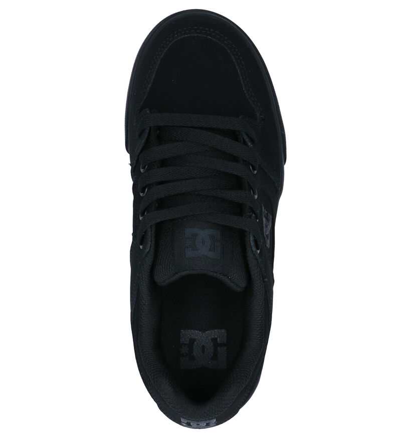 DC Shoes Pure Chaussures de Skate en Noir en textile (263589)