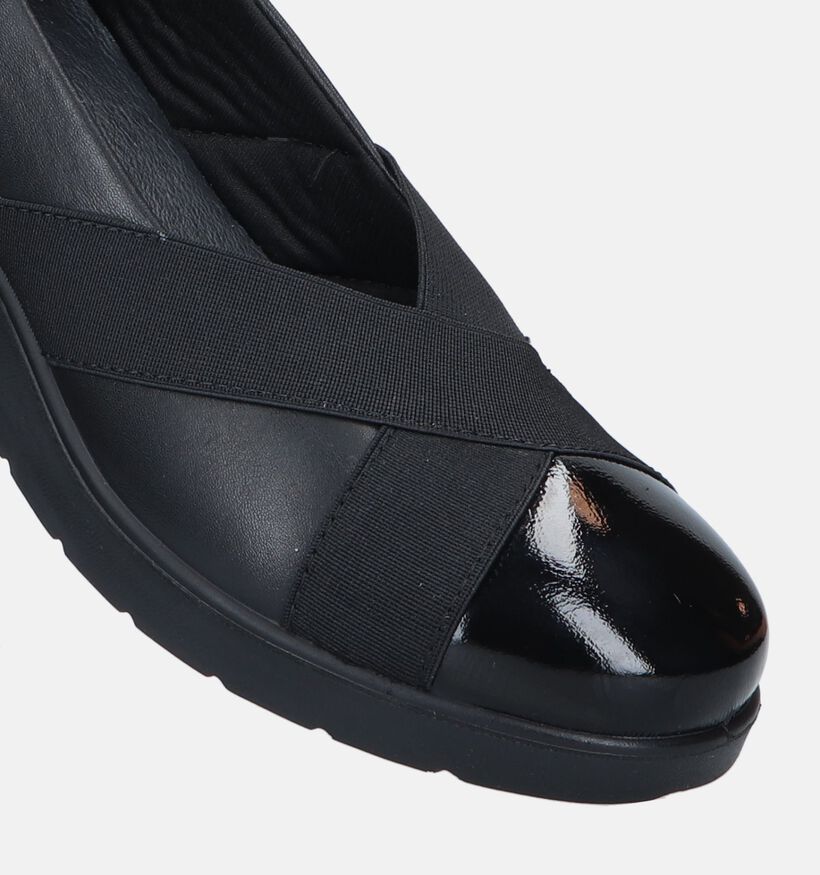 Hush Puppies Indexo Chaussures sans lacets en Noir pour femmes (330849) - pour semelles orthopédiques