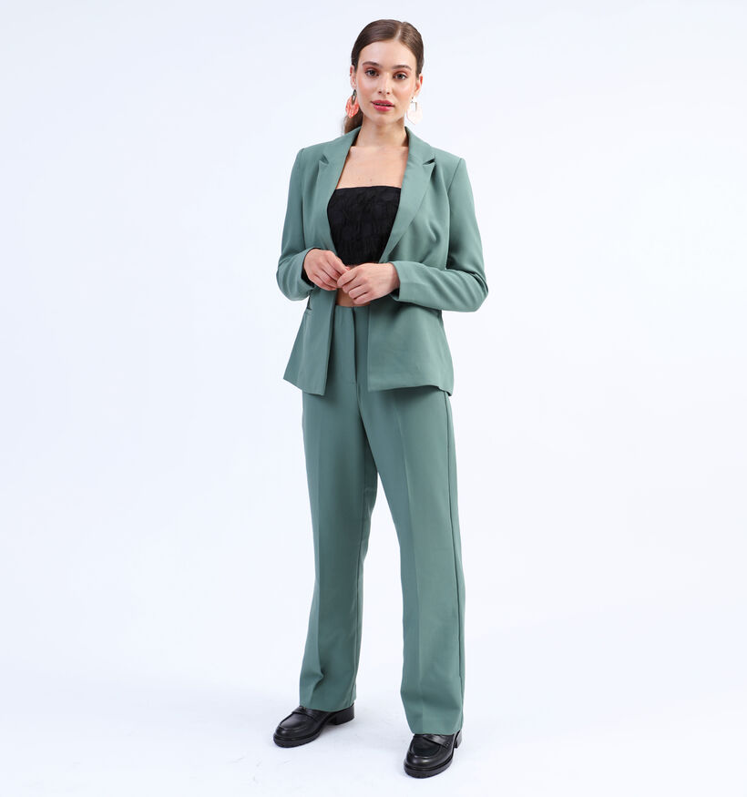 Vero Moda Sandy Blazer taillé en vert pour femmes (328959)