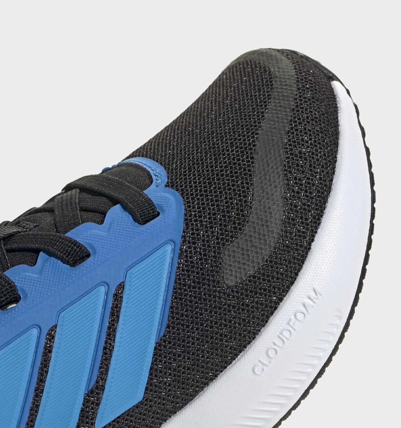 adidas Runfalcon 5 Zwarte/Blauwe Sneakers voor jongens, meisjes (366709) - geschikt voor steunzolen