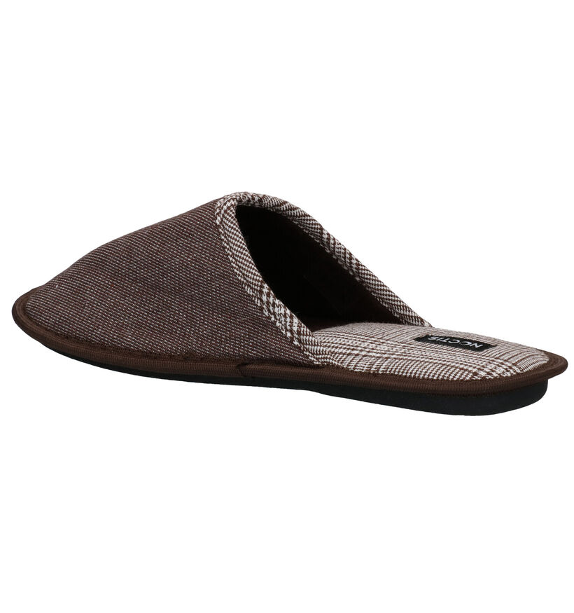 Lamasa Noctis Pantoufles en Marron pour hommes (296313)