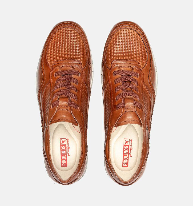 Pikolinos Fuencarral Cognac Veterschoenen voor heren (356154) - geschikt voor steunzolen