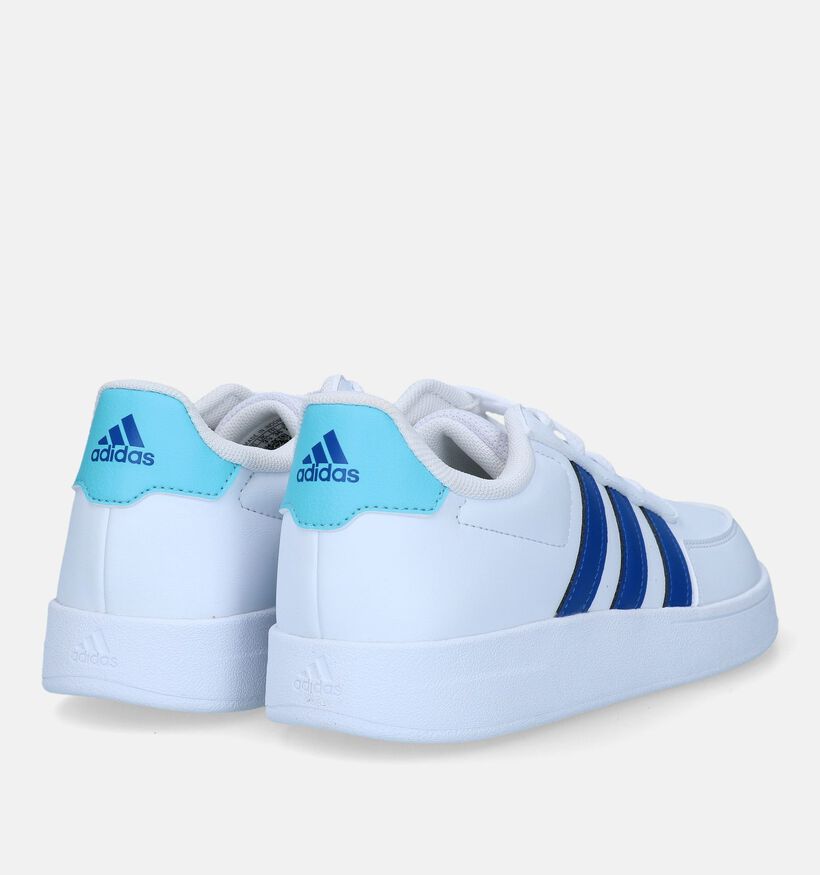 adidas Breaknet Witte Sneakers voor jongens, meisjes (318945) - geschikt voor steunzolen