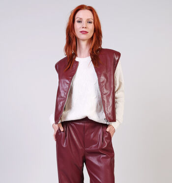 Adoré Vestes Bordeaux