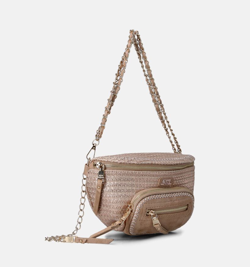 Steve Madden Bdoubles Beige Crossbody tas voor dames (358248)