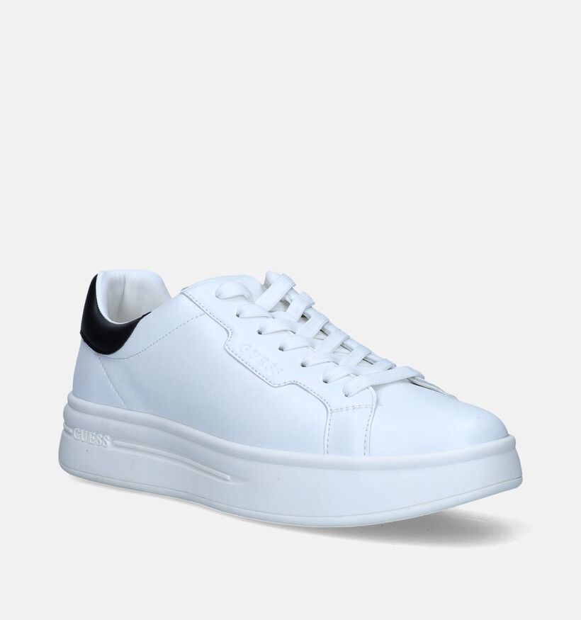 Guess Winno Chaussures à lacets en Blanc pour hommes (350443) - pour semelles orthopédiques