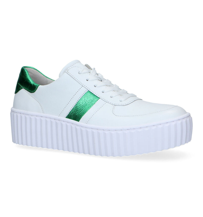 Gabor Best Fitting Witte Sneakers voor dames (323423) - geschikt voor steunzolen