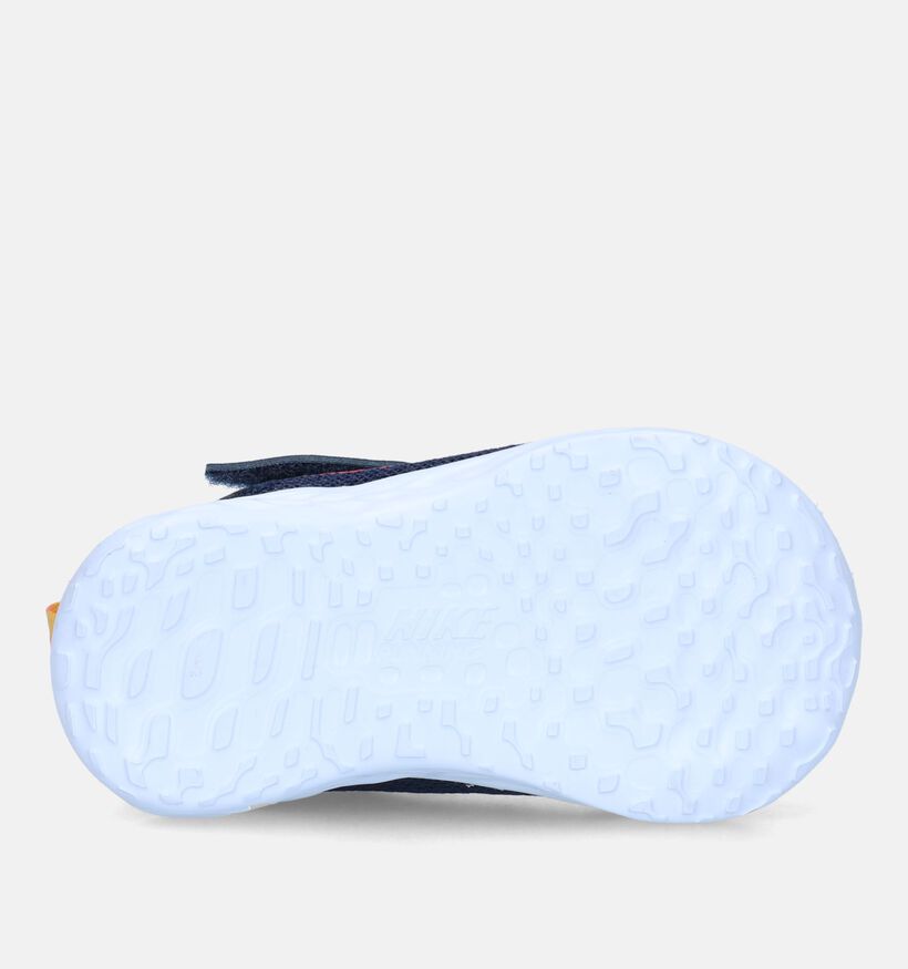 Nike Revolution 6 TD Baskets en Bleu pour garçons, filles (328092)