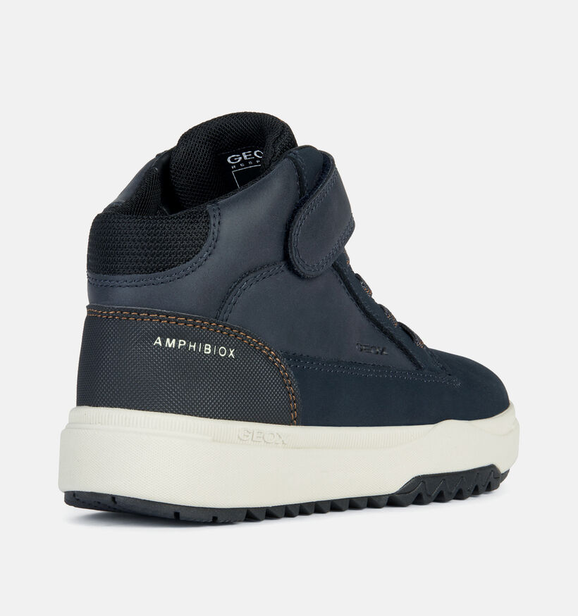 Geox Bunshee Donkerblauwe Boots met Velcro voor jongens (376229) - geschikt voor steunzolen