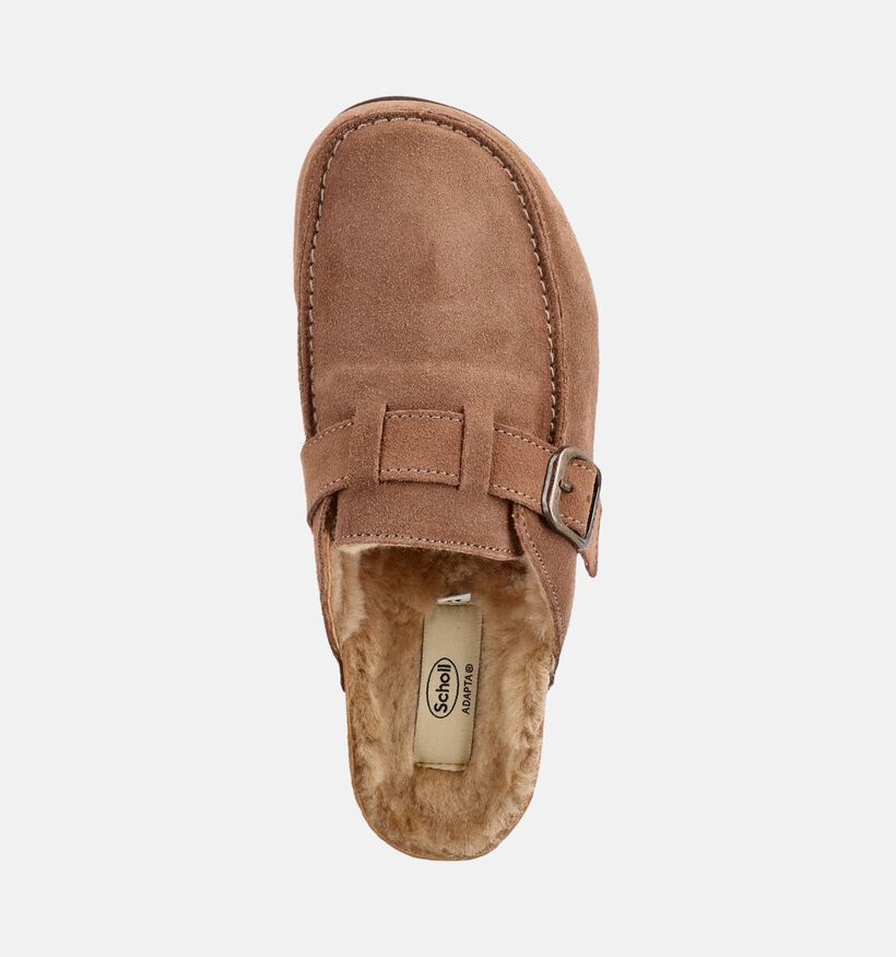 Scholl Dakota Fur Nu-pieds en Taupe pour femmes (380996)