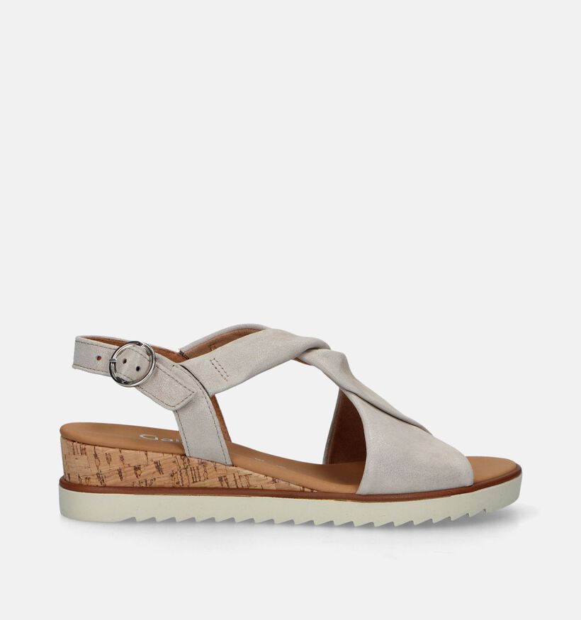 Gabor Blauwe Sandalen Met Sleehak voor dames (339352)