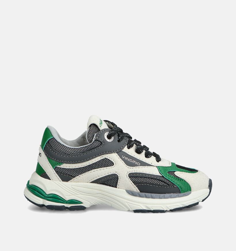 Vingino Chaussures à fermeture éclair/lacets en Blanc pour filles, garçons (364643) - pour semelles orthopédiques